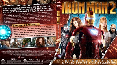 Iron Man 2 (2010) Blu-ray Cover