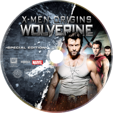 X-Men Origins: Wolverine (2009) UHD 4K Blu-ray Disc Label