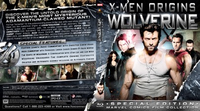 X-Men Origins: Wolverine (2009) Blu-ray Cover