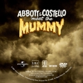 Abbott & Costello Meet The Mummy (1955) Custom DVD Disc Label