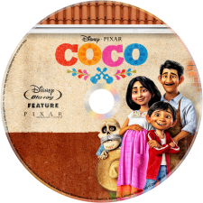 Coco (2017) Blu-ray Disc Label