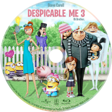 Despicable Me 3 Blu-ray Disc Label
