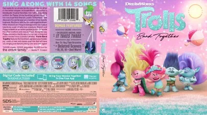 Trolls Band Together (2023) Blu-ray Cover