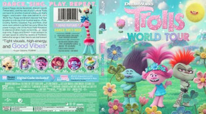 Trolls World Tour (2020) Blu-ray Cover