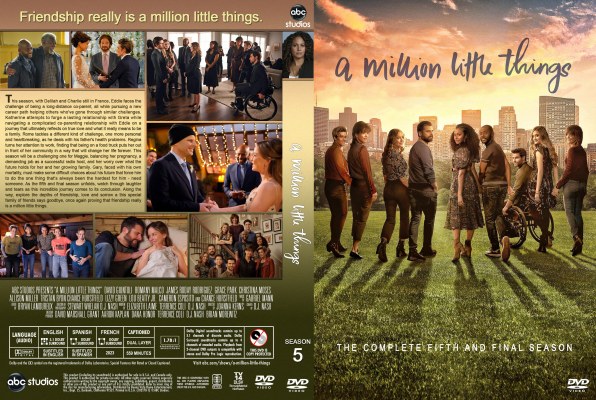 Click to view full size image
==============
A Million Little Things - Season 5 Custom DVD Cover
requested by studmuffin77
Please have the courtesy to leave a comment if you download this - THANKS :)
A Million Little Things - Season 5 Custom DVD Cover
requested by studmuffin77
Please have the courtesy to leave a comment if you download this - THANKS :)