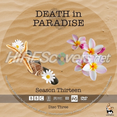 Click to view full size image
==============
Death In Paradise - Season 13, Disc 3 Custom DVD Disc Label
requested by studmuffin77
Please have the courtesy to leave a comment if you download this - THANKS :)
Death In Paradise - Season 13, Disc 3 Custom DVD Disc Label
requested by studmuffin77
Please have the courtesy to leave a comment if you download this - THANKS :)