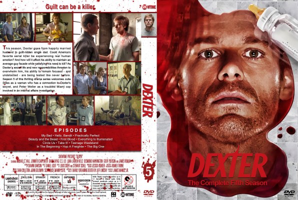 Click to view full size image
==============
Dexter - Season 5 Custom DVD Cover
requested by Fogdude
Please have the courtesy to leave a comment if you download this - THANKS :)
Dexter - Season 5 Custom DVD Cover
requested by Fogdude
Please have the courtesy to leave a comment if you download this - THANKS :)