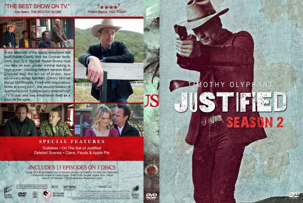 Click to view full size image
==============
Justified - Season 2 (Spanning Spine) Custom DVD Cover
requested by tomboy53
Please have the courtesy to leave a comment if you download this - THANKS :)
Justified - Season 2 (Spanning Spine) Custom DVD Cover
requested by tomboy53
Please have the courtesy to leave a comment if you download this - THANKS :)