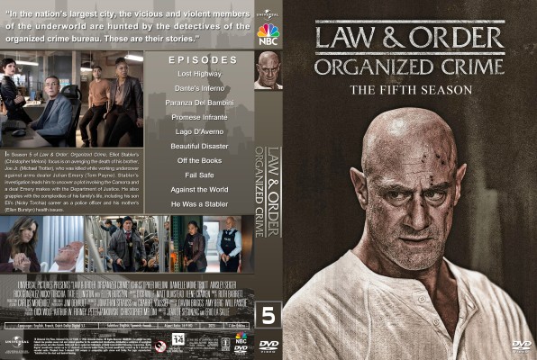 Click to view full size image
==============
Law & Order: Organized Crime - Season 5 Custom DVD Cover
requested by studmuffin77
Please have the courtesy to leave a comment if you download this - THANKS :)
Law & Order: Organized Crime - Season 5 Custom DVD Cover
requested by studmuffin77
Please have the courtesy to leave a comment if you download this - THANKS :)