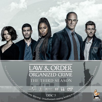 Law & Order: Organized Crime - Season 3, Disc 5 Custom DVD Disc Label
requested by studmuffin77
Please have the courtesy to leave a comment if you download this - THANKS :)
