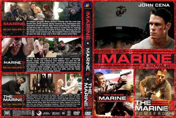 Click to view full size image
==============
The Marine Trilogy Custom DVD Cover
fulfilling a request
My R1 cover for these action movies.
If you download this, please leave a comment - THANKS :)
The Marine Trilogy Custom DVD Cover
fulfilling a request
My R1 cover for these action movies.
If you download this, please leave a comment - THANKS :)