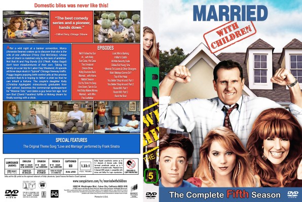 Click to view full size image
==============
Married With Children - Season 5 (Spanning Spine) Custom DVD Cover
requested by mwazzy
Please have the courtesy to leave a comment if you download this - THANKS :)
Married With Children - Season 5 (Spanning Spine) Custom DVD Cover
requested by mwazzy
Please have the courtesy to leave a comment if you download this - THANKS :)