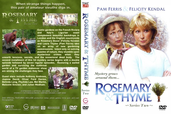 Rosemary & Thyme: Series 2 Custom DVD Cover
My R1 cover for this delightful British TV series.
If you download this, please leave a comment - THANKS :)
