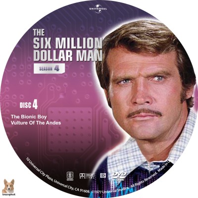 Click to view full size image
==============
The Six Million Dollar Man - Season 4 Disc 4 Custom DVD Disc Label
fulfilling a request
My R1 label for this classic TV series.
If you download this, please leave a comment - THANKS :)
The Six Million Dollar Man - Season 4 Disc 4 Custom DVD Disc Label
fulfilling a request
My R1 label for this classic TV series.
If you download this, please leave a comment - THANKS :)