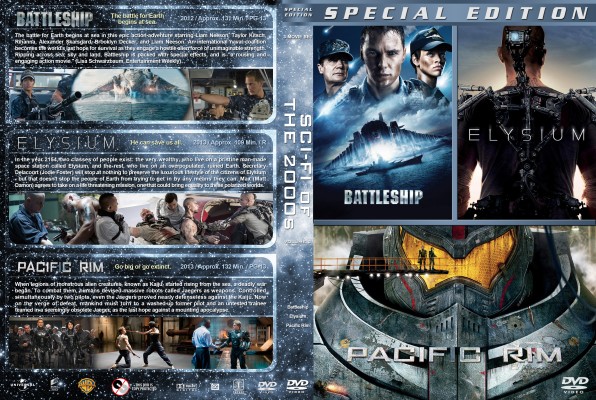 Click to view full size image
==============
Sci-Fi of the 2000s - Volume 2 Custom DVD Cover
requested by Rubicon83
My R1 spacesaver cover for the following movies:
Battleship
Elysium
Pacific Rim
Please have the courtesy to leave a comment if you download this - THANKS :)
Sci-Fi of the 2000s - Volume 2 Custom DVD Cover
requested by Rubicon83
My R1 spacesaver cover for the following movies:
Battleship
Elysium
Pacific Rim
Please have the courtesy to leave a comment if you download this - THANKS :)
