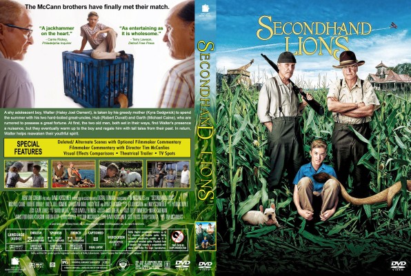 Click to view full size image
==============
Secondhand Lions (2003) Custom DVD Cover
requested by HigginsNorman8
Please have the courtesy to leave a comment if you download this - THANKS :)
Secondhand Lions (2003) Custom DVD Cover
requested by HigginsNorman8
Please have the courtesy to leave a comment if you download this - THANKS :)