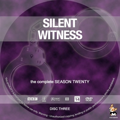Click to view full size image
==============
Silent Witness - Season 20, Disc 3 Custom DVD Disc Label
Requested by HigginsNorman8
Please have the courtesy to leave a comment if you download this - THANKS :)
Silent Witness - Season 20, Disc 3 Custom DVD Disc Label
Requested by HigginsNorman8
Please have the courtesy to leave a comment if you download this - THANKS :)