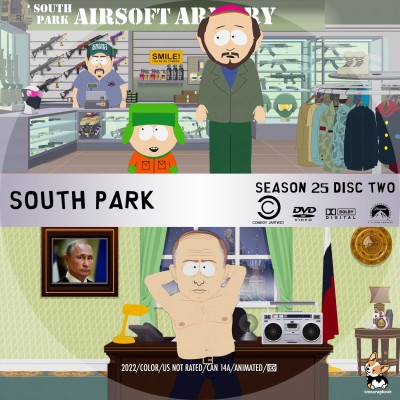 Click to view full size image
==============
South Park - Season 25, Disc 2 Custom DVD Disc Label
requested by Astaire and sohsoheilkkkk
Please have the courtesy to leave a comment if you download this - THANKS :)
South Park - Season 25, Disc 2 Custom DVD Disc Label
requested by Astaire and sohsoheilkkkk
Please have the courtesy to leave a comment if you download this - THANKS :)