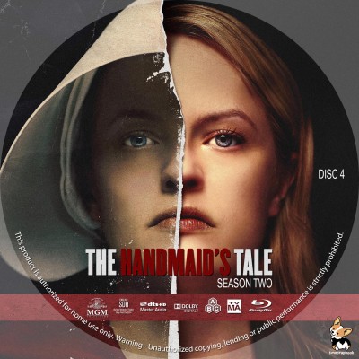 Click to view full size image
==============
The Handmaid's Tale - Season 2, Disc 4 Custom Blu-ray Disc Label
requested by nikanmp74
Please have the courtesy to leave a comment if you download this - THANKS :)
The Handmaid's Tale - Season 2, Disc 4 Custom Blu-ray Disc Label
requested by nikanmp74
Please have the courtesy to leave a comment if you download this - THANKS :)