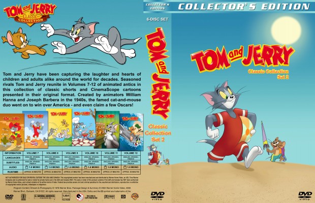 Click to view full size image
==============
Tom and Jerry Classic Collection - Set 2 Custom DVD Cover
fulfilling a request
My R1 spacesaver cover for volumes 7-12 of this classic cartoon series.
If you download this, please leave a comment - THANKS :)
Tom and Jerry Classic Collection - Set 2 Custom DVD Cover
fulfilling a request
My R1 spacesaver cover for volumes 7-12 of this classic cartoon series.
If you download this, please leave a comment - THANKS :)
