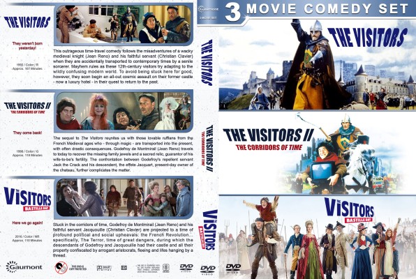 Click to view full size image
==============
The Visitors Triple Feature Custom DVD Cover
requested by Jack043
R1 space saver cover for the following movies:
The Visitors
The Visitors II: The Corridors of Time
The Visitors: The Revolution
Please have the courtesy to leave a comment if you download this - THANKS :)
The Visitors Triple Feature Custom DVD Cover
requested by Jack043
R1 space saver cover for the following movies:
The Visitors
The Visitors II: The Corridors of Time
The Visitors: The Revolution
Please have the courtesy to leave a comment if you download this - THANKS :)