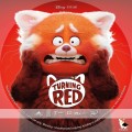 Turning Red Custom DVD Disc Label