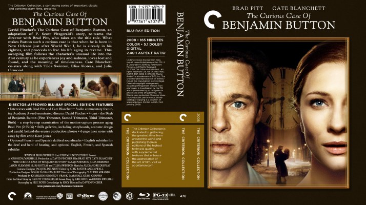 Click to view full size image
==============
The Curious Case of Benjamin Button Custom Blu-ray Cover
The Curious Case of Benjamin Button Custom Blu-ray Cover
