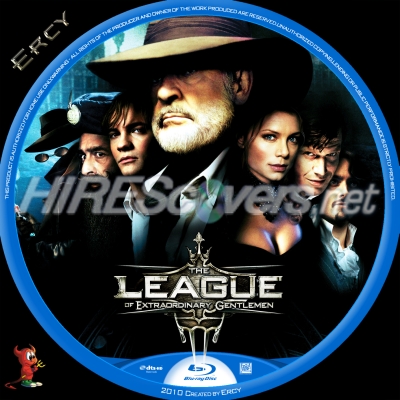 The League of Extraordinary Gentlemen Custom Blu-ray Disc Label
