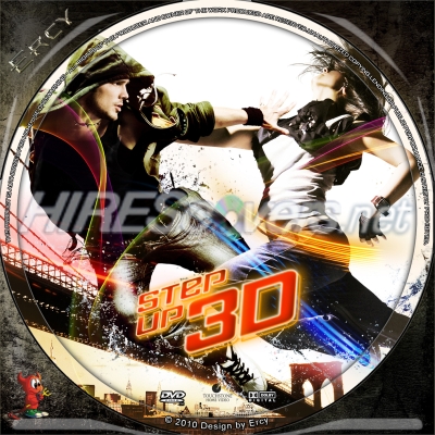 Click to view full size image
==============
Step Up 3D Custom DVD Disc Label
Step Up 3D Custom DVD Disc Label