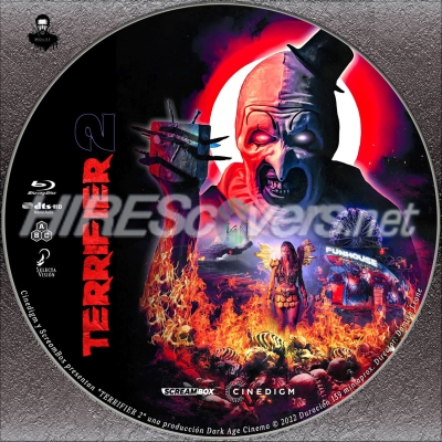 Click to view full size image
==============
Terrifier 2 (2022) Custom Blu-ray Disc Label
Terrifier 2 (2022) Custom Blu-ray Disc Label