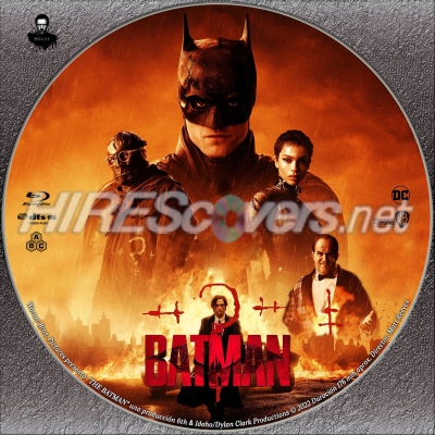 Batman, The (2022) Custom Blu-ray Disc Label
