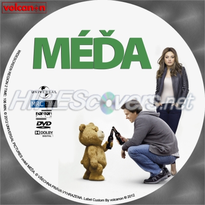 Click to view full size image
==============
Ted Custom DVD Disc Label
Ted Custom DVD Disc Label