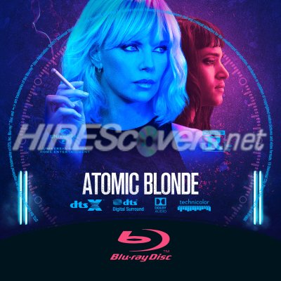 Atomic Blonde (2017) Custom Blu-ray Disc Label
