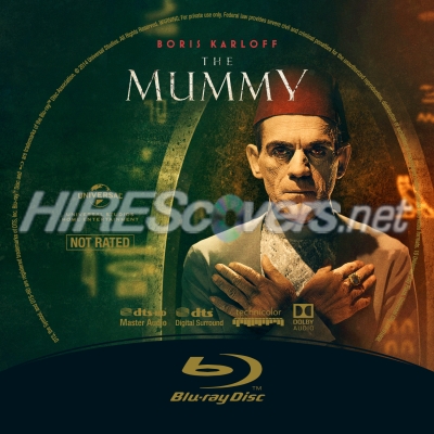 The Mummy (1932) Custom Blu-ray Disc Label
