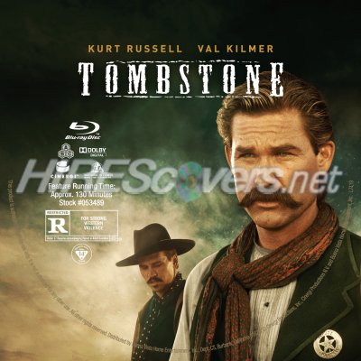Tombstone Custom Blu-ray Disc Label

