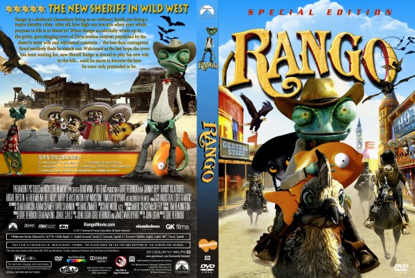 Click to view full size image
==============
Rango (2011) Custom DVD Cover
Rango (2011) Custom DVD Cover