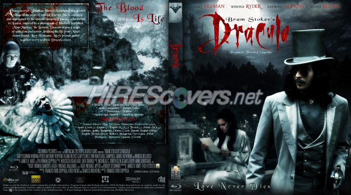 Click to view full size image
==============
Bram Stoker's Dracula (1992) Custom Blu-ray Cover
Bram Stoker's Dracula (1992) Custom Blu-ray Cover