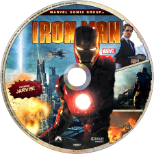 Iron Man (2008) UHD 4K Blu-ray Disc Label