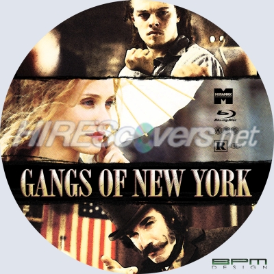 Click to view full size image
==============
Gangs of New York Custom Blu-ray Disc Label
This label has a matching cover.
Gangs of New York Custom Blu-ray Disc Label
This label has a matching cover.