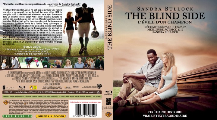Click to view full size image
==============
The blind side Custom Blu-ray Cover
The blind side Custom Blu-ray Cover
