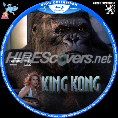 Click to view full size image
==============
King Kong Custom Blu-ray Disc Label
King Kong Custom Blu-ray Disc Label