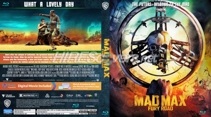 Mad Max Fury Road  Custom Blu-ray Cover
