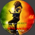 Bob Marley:One Love (2024) Custom DVD Disc Label