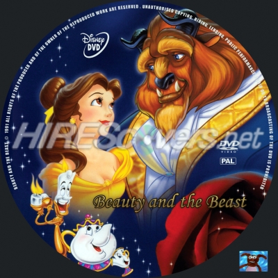 Click to view full size image
==============
BEAUTY AND THE BEAST Custom DVD Disc Label
BEAUTY AND THE BEAST Custom DVD Disc Label