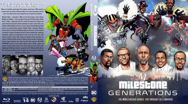 Click to view full size image
==============
Milestone Generations (2022) Custom Blu-ray Cover
Keywords: comic books superheroes Milestone Generations (2022) Custom Blu-ray Cover
Keywords: comic books superheroes