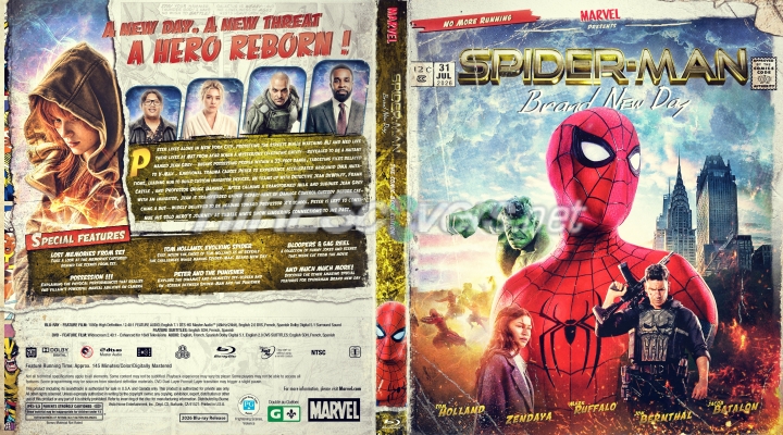 Spider-Man : Brand New Day Custom Blu-ray Cover
Keywords: MCU Marvel