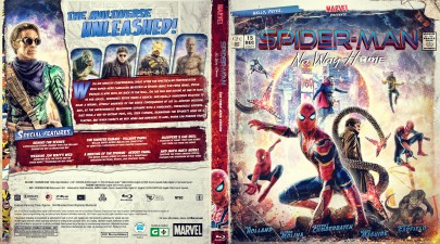 Spider-Man No Way Home (2021) Blu-ray Cover