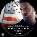 Shooter Season 1 Custom DVD Disc Label