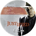 Justified DVd Label Season 1 disc 2 Custom DVD Disc Label