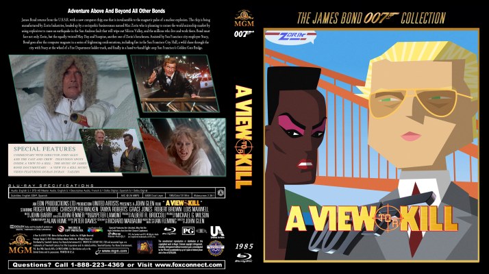 Click to view full size image
==============
A View To A Kill (1985) Custom Blu-ray Cover
A View To A Kill (1985) Custom Blu-ray Cover